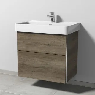 Sanipa 3way Waschtischunterbau zu Laufen Pro S Waschtisch mit 2 Auszügen, Eiche-Nebraska BR76837