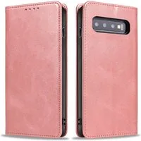 Tec-Expert Handyhülle Tasche Hülle für Samsung Galaxy S10 6.1 Zoll, 6.1", Cover Klapphülle Case mit Kartenfach Fliphülle aufstellbar