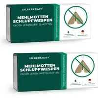 Silberkraft Insektenvernichter Mehlmottenschlupfwespen, biologische Motten- und Larvenbekämpfung, Mehlmotten, Dörrobstmotten, Speichermotten, Getreide- und Wachsmotten