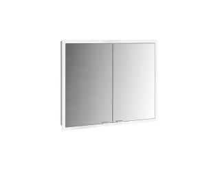 emco LED-Lichtspiegelschrank prime Slim, 800 mm, 2-türig, IP 20 Rückwand weiß, 949708304 949708304