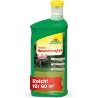 Neudorff Unkrautbekämpfungsmittel Finalsan RasenMoosfrei 1 Liter Rasenmoosvernichter 60 m², 1000 ml, schonend für Haustiere, Bienen und Igel, ohne Eisen, monatelange Dauerwirkung, bekämpft effektiv und schonend Moos im Rasen
