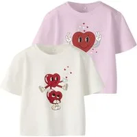 Name It T-Shirt NMFBSWET 2P SS NREG TOP BOX (Packung, 2-tlg)