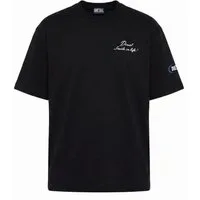 Diesel Rundhalsshirt Loose Fit Relaxed Logo Shirt - T-WASH-SMILE