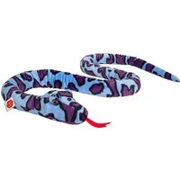 Teddy Hermann® Kuscheltier Schlange, 175 cm, lila/blau