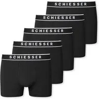 Schiesser Trunk 95/5 - 5-Pack - hoher Tragekomfort - perfekte Passform - Basic (5-St) 5er-Pack Multipack Sparpack Herren Unterwäsche Unterhosen Boxershorts