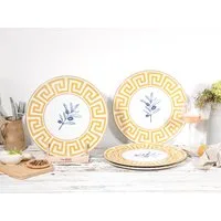CreaTable Pizzateller Gourmet Athena, Teller Set, 4-tlg., (4 St), Griechische Eleganz, Vielseitig einsetzbar