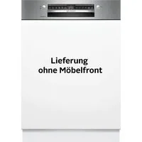 BOSCH teilintegrierbarer Geschirrspüler XXL, Serie 4 SBI4ECS28E, 14 Maßgedecke, Automatische Türöffnung für Effizienz, flexible Körbe & Schubladen