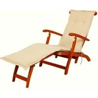 KETTtex Sesselauflage Deckchair Florence 2081 beige 190x50x6 cm KETTtex