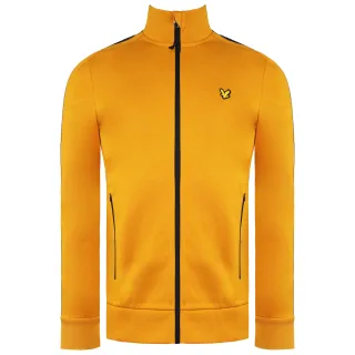 Lyle & Scott Tape Mens Yellow Track Jacke