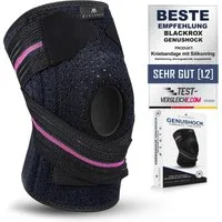 BLACKROX Kniebandage mit Silikonring [Vergleichssieger 2026] GENUSHOCK, Damen & Herren