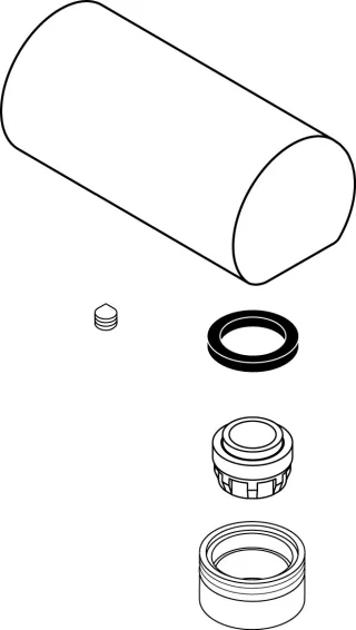 Ideal Standard Auslaufkopf komplett, A962954AA