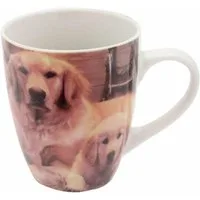 Becher Hunde-Duo, Porzellan