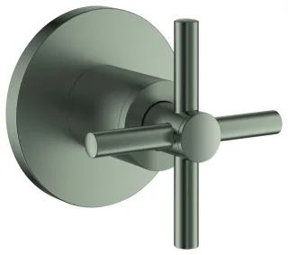 GROHE Unterputz-Ventil-Oberbau Atrio 29396 Kreuz-Griff satin steel, 29396MS0 29396MS0