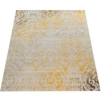 Paco Home Teppich Artigo 415, rechteckig, Höhe: 4 mm, Kurzflor, Motiv Ornamente, Vintage Design, In- und Outdoor geeignet