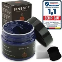 Binego Lederreparaturset Leder Kunstleder Lederreparatur Flüssigleder Lederpflegeset (Reparatur Set, 4 St., Lederfarbe), schnell trocknend