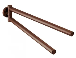 Herzbach Design iX Handtuchhalter 2teilig Edelstahl Copper, 21.818500.1.39 21.818500.1.39