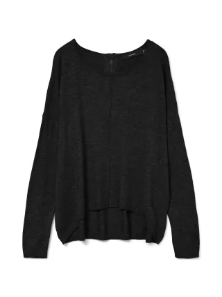 VERO MODA - VMBREEZE AURA LS ZIPPER BLOUSE NOOS Black - Gr. - XS