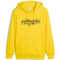 PUMA Kapuzensweatshirt BVB FTBLCULTURE HOODIE mit Kapuze, Regular Fit