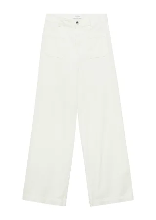 comma - Jeans-Hose weiß - Gr. - 40