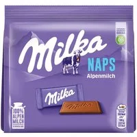 MILKA Schokolade, Milka Naps einzelne Schokoladentäfelchen 119g