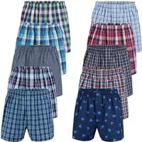 City Life Boxershorts Herren Unterhosen Baumwolle Webboxer (10er Pack) Sparpack S - 4XL (1-St)