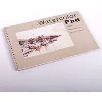 BK BILDERRAHMEN KOLMER Zeichenblock Malblock DIN A3, 24 Blätter, 190 gsm, Aquarellblock, Zeichenblock