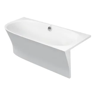Duravit Cape Cod Badewanne 700363000000000 190 x 90 cm, weiss, Ecke rechts, Rückenschräge
