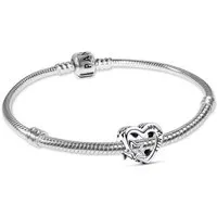 Pandora Charm-Armband Starterarmband für Silber Geschenkset Familie & Stern