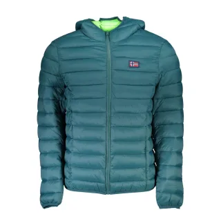Kapuze Gefütterte Jacke Leichtgewicht Teal