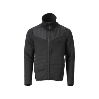 MASCOT Herren Fleecepullover mit Reißverschluss CUSTOMIZED Schwarz XS - 22503-681-09-XS