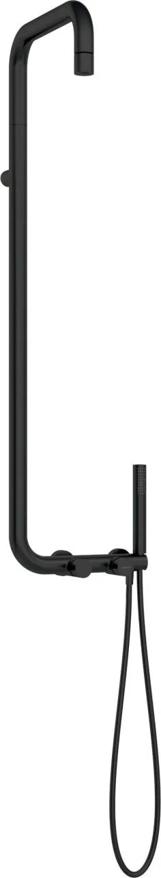 Neuesbad Serie 600 Duschsystem mit Thermostatarmatur, schwarz matt NB1DENQS_N4XT1