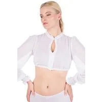 Hammerschmid Dirndlbluse Dirndlbluse - GEORGI - weiß