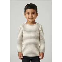 Name It Langarmshirt NMNBANI LS XSL TOP NOOS Ringel-Look in toller Rippen-Qualität