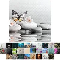 Sanilo Duschmatte mit Motiv, viele schöne Badematten zur Auswahl, rutschfeste & sichere Badematte, hochwertig, Kunststoff PVC, quadratisch, 230 extra starke Saugnäpfe, 53 x 53 cm, waschbar