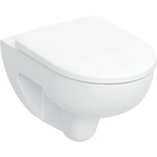Geberit Renova Set Wand-WC Tiefspüler, Rimfree, mit WC-Sitz, weiss, 500801001 500801001