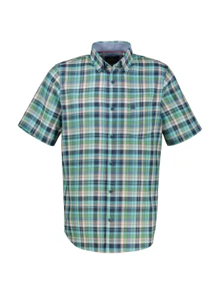 LERROS - BUTTON DOWN sage green - Gr. - L