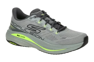 Skechers 220509 MAX CUSHIONING PROPULSION Herren Sportschuhe grau/multi D?mpfung