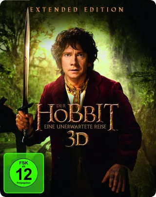 Der Hobbit: Eine unerwartete Reise Extended Edition Steelbook (2D/3D) [3D Blu-ray]
