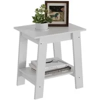 GarveeMore Beistelltisch Nachttisch Sofatisch Couchtisch Wohnzimmertisch 40x39x48cm