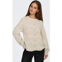 ONLY Strickpullover ONLGILA LIFE LS STRUCTURE O-NECK BF KNT