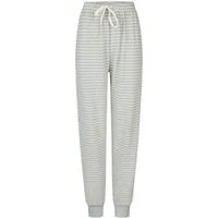 By Louise Pyjamahose Damen Fleece Pyjamahose (1-tlg) Modisches Design Fleece