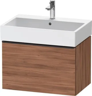 Duravit D-Neo Waschtischunterbau wandhängend Nussbaum Matt 684x442x440 mm - DE42720BD790000 DE42720BD790000