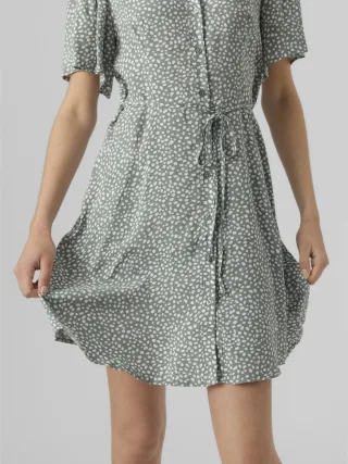 VERO MODA - VMALBA SS SHORT DRESS WVN NOOS - Gr. - L