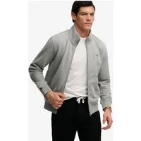 Superdry Sweatshirt ESSENTIAL LOGO TRACK TOP mit Reißverschluss, aus Baumwolle und Polyester, Loose Fit
