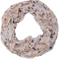 MIRROSI Loop Damen Schal mit Blümchen-Muster Weich, Schlauchschal, (zweimal um den Hals wickelbar, ca.45x75cm), Damen Halstuch ideal für Frühling, Sommer oder Herbst