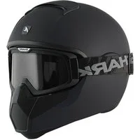 SHARK HELMETS Motorradhelm Shark Vancore Blank Mat Streetfighterhelm, Farbe schwarzmatt