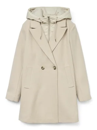 VERO MODA - VMGRACE COAT BOO Oatmeal - Gr. - XS