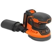Akku-Exzenterschleifer BDCROS18-QW, 18Volt orange/schwarz, Li-Ionen Akku 1,5Ah