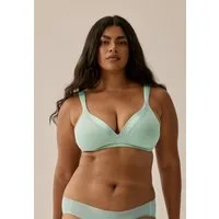 Naturana Bügelloser BH The Wednesday (1-tlg) mit Schale, Glanzband, breite Träger, weich, bequem, ohne Bügel