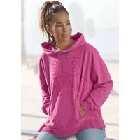 Elbsand Kapuzensweatshirt Lioba im Oversize-Fit, Hoodie mit Tasche und Logodruck vorne